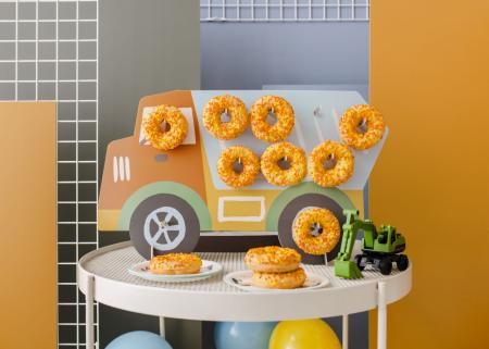 Baufahrzeuge Donutständer Truck